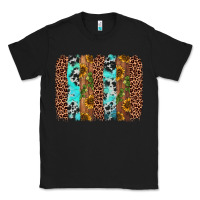 Black sunflower cactus leopard brushstroke Classic Tee - AdoDesignShop