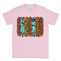 Bubblegum Pink sunflower cactus leopard brushstroke Classic Tee - AdoDesignShop