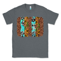 Charcoal Heather sunflower cactus leopard brushstroke Classic Tee - AdoDesignShop