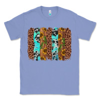 Colony Blue sunflower cactus leopard brushstroke Classic Tee - AdoDesignShop