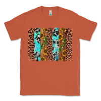 Copper sunflower cactus leopard brushstroke Classic Tee - AdoDesignShop