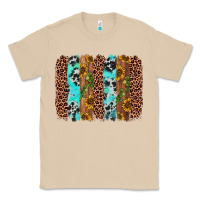 Mushroom sunflower cactus leopard brushstroke Classic Tee - AdoDesignShop