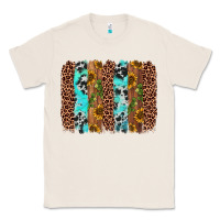 Natural sunflower cactus leopard brushstroke Classic Tee - AdoDesignShop