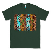 Sports Green sunflower cactus leopard brushstroke Classic Tee - AdoDesignShop