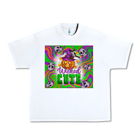 White Wicked cute halloween Urban Heavy Tee - Artiststas