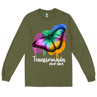 Army Green transformada por dios Long Sleeve Tee - JahusDesignShop