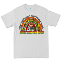 Dove Grey juneteenth 1865 rainbow Premium Tee - texasbilliewilder