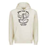 Oatmeal Heather Born To Be Free Sea Premium Hoodie - Bettercallsaul