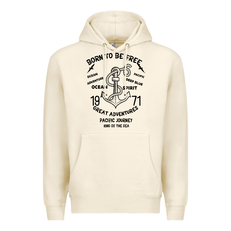 Born To Be Free Sea Premium Hoodie by Bettercallsaul | Teevron