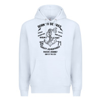 White Born To Be Free Sea Premium Hoodie - Bettercallsaul