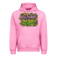 Fuchsia Pink on tuesday we wear beads Urban Hoodie - CowGirlArtShop
