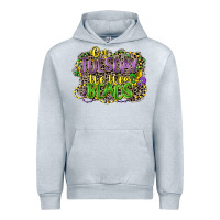 Heather Grey on tuesday we wear beads Urban Hoodie - CowGirlArtShop