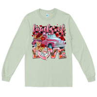 Matcha loads of love valentines day truck Long Sleeve Tee - NancyCooperArtShop