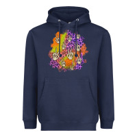 Navy halloween patch Heavyweight Hoodie - BundleAndBundleShop