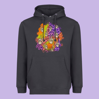 Halloween Patch Heavyweight Hoodie Designed By Bundleandbundleshop