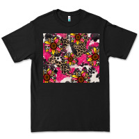 Black sunflower cowhide Premium Tee - Zillion Design Studio