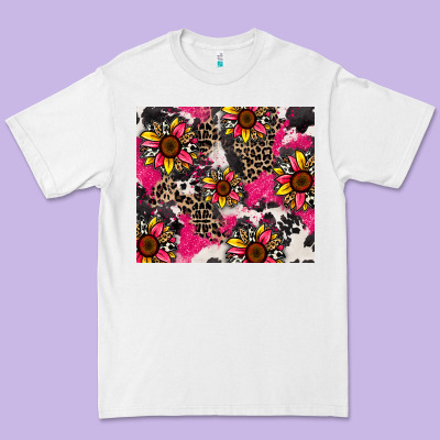 Sunflower Cowhide Premium Tee Designed By Zillion Design Studio
