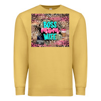 Antique Gold boss mom wife Premium Sweatshirt - LillyAllenDesigns
