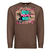 Chestnut boss mom wife Premium Sweatshirt - LillyAllenDesigns
