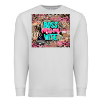 Dove Grey boss mom wife Premium Sweatshirt - LillyAllenDesigns