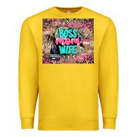 Boss Mom Wife Premium Sweatshirt | Teevron