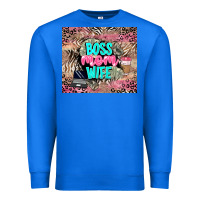True Royal boss mom wife Premium Sweatshirt - LillyAllenDesigns