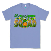 Colony Blue shenanigans squad gnomes shamrock gold leopard glitter Classic Tee - Artiststas