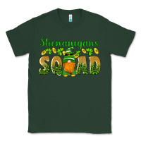 Sports Green shenanigans squad gnomes shamrock gold leopard glitter Classic Tee - Artiststas