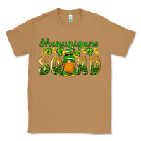 Toasted Coconut shenanigans squad gnomes shamrock gold leopard glitter Classic Tee - Artiststas