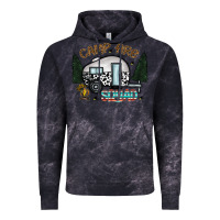Cloud Black camp fire squad Vintage Hoodie - CowhideDigitalArt