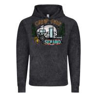 Vintage Black camp fire squad Vintage Hoodie - CowhideDigitalArt