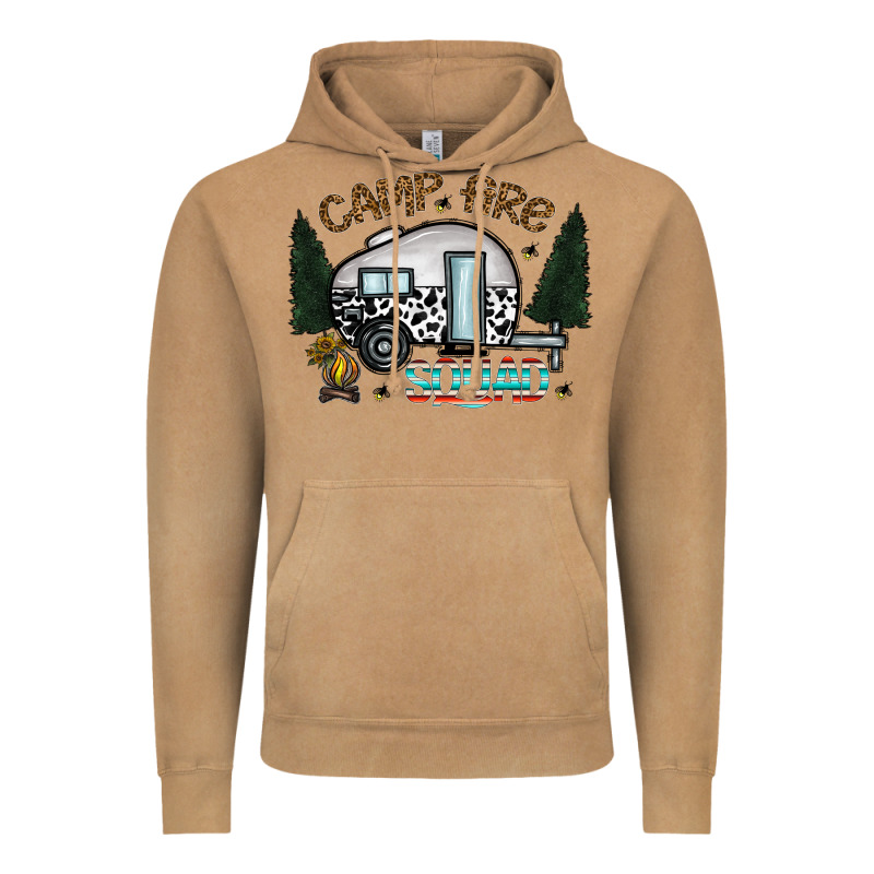 Camp Fire Squad Vintage Hoodie by CowhideDigitalArt | Teevron