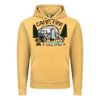 Vintage Mustard camp fire squad Vintage Hoodie - CowhideDigitalArt