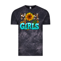 Cloud Black mom of girls Vintage Tee - AdoDesignShop