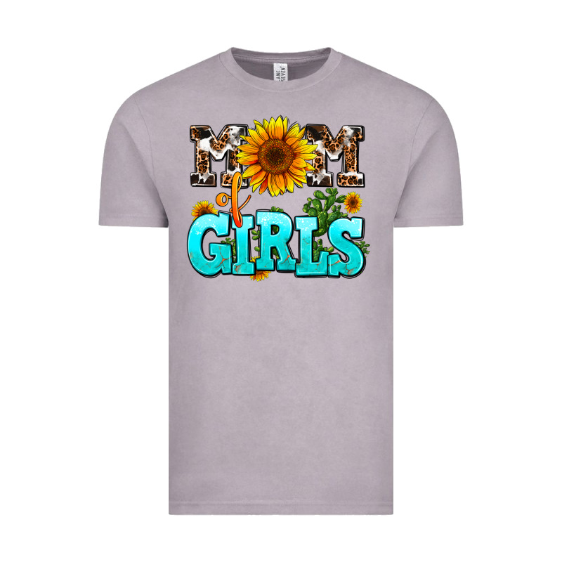Mom Of Girls Vintage Tee by AdoDesignShop | Teevron