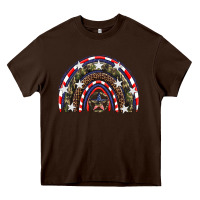 Usa Camouflage Rainbow Heavy Core Tee | Teevron