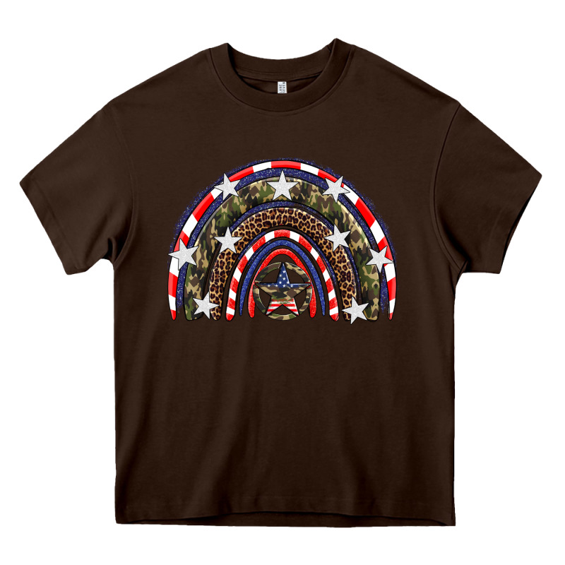 Usa Camouflage Rainbow Heavy Core Tee by Artiststas | Teevron