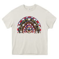 Cream usa camouflage rainbow Heavy Core Tee - Artiststas
