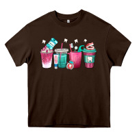 Dentist Coffee Cups Heavy Core Tee | Teevron