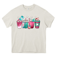 Cream dentist coffee cups Heavy Core Tee - texasbilliewilder