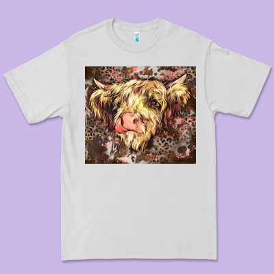 Leopard Cow Premium Tee Designed By Zillion Design Studio