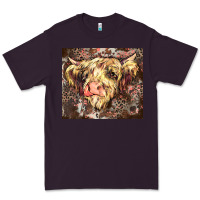Plum leopard cow Premium Tee - Zillion Design Studio