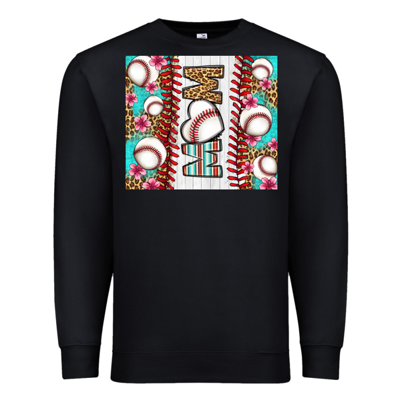 Baseball Mom Premium Sweatshirt by LillyAllenDesigns | Teevron