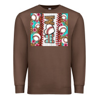 Chestnut baseball mom Premium Sweatshirt - LillyAllenDesigns