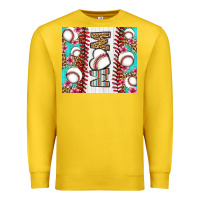 Lemon baseball mom Premium Sweatshirt - LillyAllenDesigns