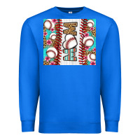True Royal baseball mom Premium Sweatshirt - LillyAllenDesigns