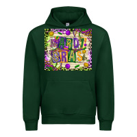Forest Green mardi gras Urban Hoodie - CowGirlArtShop