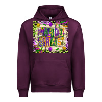 Mauve Wine mardi gras Urban Hoodie - CowGirlArtShop
