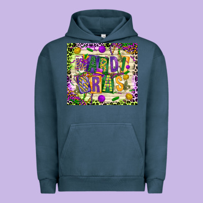 Mardi Gras Urban Hoodie Designed By Cowgirlartshop