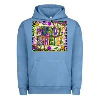 Pigment Pebble Blue mardi gras Urban Hoodie - CowGirlArtShop